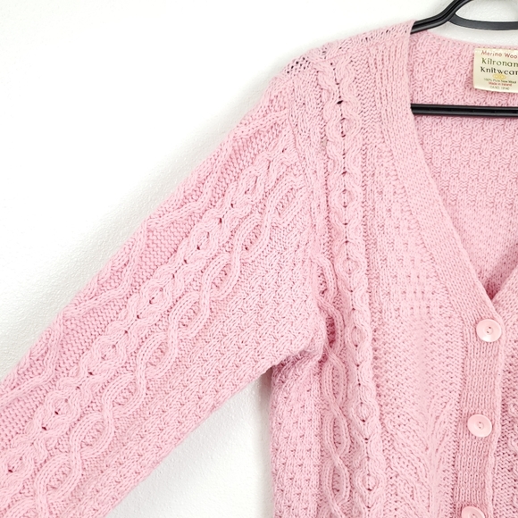 KILRONAN 100% Merino wool cardigan - Picture 8 of 13